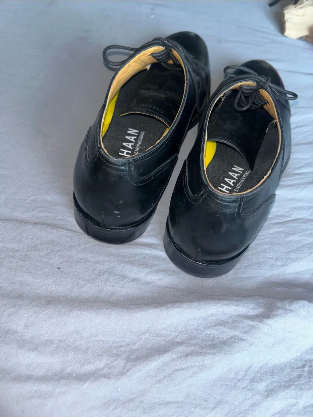 Cole Haan Men’s Black Leather Cap-Toe Oxford - Sz 13
